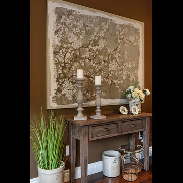 Interior Decorating - Redesign - Mix of New and Treasured Items - Artwork - Star