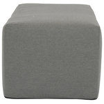 Sunset West - 18"Pouf Cube, Heritage Granite - Highly versatile, Sunset West's modular foam collection provides solutions for true indoor/outdoor living. These water-proof, all-weather pieces are engineered for outdoor or indoor use, and can be used for a myriad of functions: sturdy enough for a coffee table, with enough comfort to double as an ottoman or seat.
