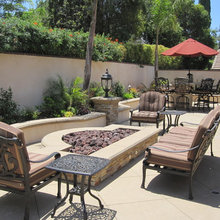 Backyard landscape