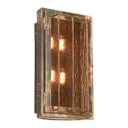 Troy Lighting - Troy Lighting B4683HBZ Historic Brass Joplin 4 Light Outdoor Wall Sconce - Outdoor Wall Lights And Sconces