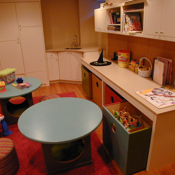 Custom Children's Playroom Cabinets