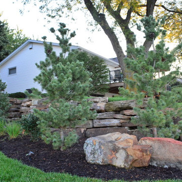 Natural Stone Wall and Retaining Wall