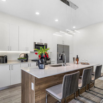 Kitchen Design Goals: Achieve a Sleek White Island Look