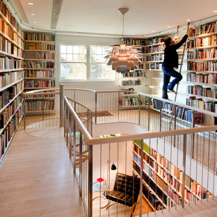 Bookshelves With Ladder Houzz