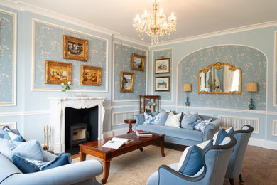 This is an example of a classic living room in West Midlands.