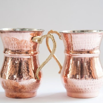 MOSCOW MULE, COPPER MUGS