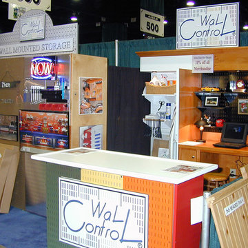 Wall Control Pegboard Booth for Garage Tool Storage