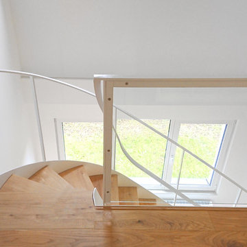 Galerie, geschwungene Treppe