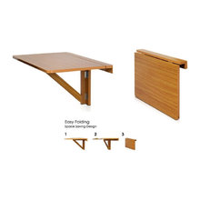 folding wall shelf table for window perch