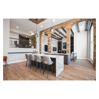 Modern Industrial Breath Taking Basement - Ashburn - Industrial ...