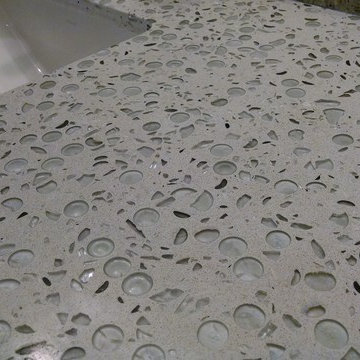 St. Pete Beach Espresso Recycled Glass Kitchen
