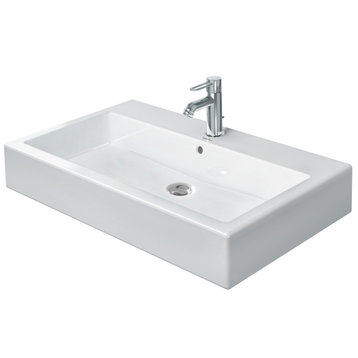 Duravit Vero Bathroom Sink 04548000001 White WonderGliss