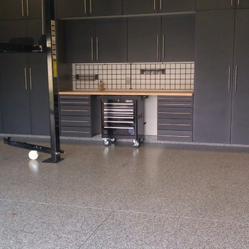Garage - Powder Coat Cabinets