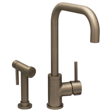 Jem Collection Single Hole, Single Lever Handle Faucet, Brushed Nickel