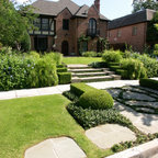 Front Yard Plantings & Brick Walkway - Traditional - Landscape - New