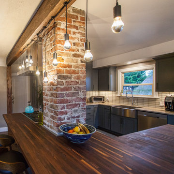 Open concept kitchen