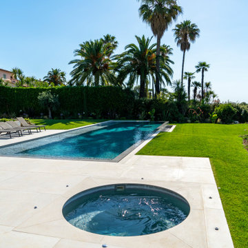 Conception de piscine à débordement