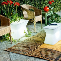 Palenquera Outdoor Table with Light by Serralunga - Outdoor Coffee Tables
