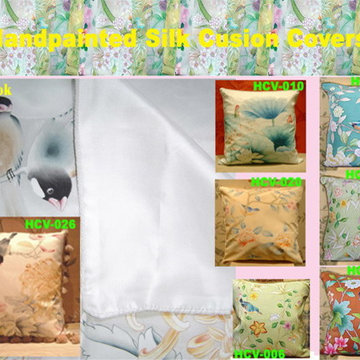 hand painted wallpaper/ Embroidered wallpaper and other hand painted prodcuts