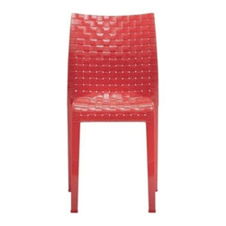 Kartell - Kartell Ami Ami Chairs, Set of 2, Kartell Red - Dining Chairs