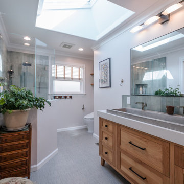 2025 - Transitional Hall Bath and Master Bath