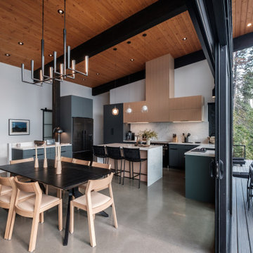 Custom Mid Century Mountain Modern Lake View Home Nelson