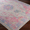 Antioch Updated Traditional Violet, Bright Pink Area Rug, 5'3"x7'3"