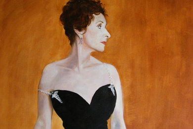 Detail of Portrait of Dr. Yvonne Villarreall - Stafford VA