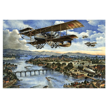 "Japanese Plane in the Siberian Intervention" Paper Print by Inventions, 32"x22"