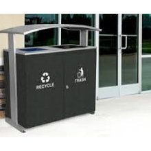 trash cans