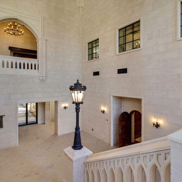 Oxford‑Inspired Great Hall with Custom Scroll Grilles