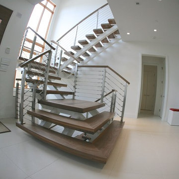 Open Riser Stairs
