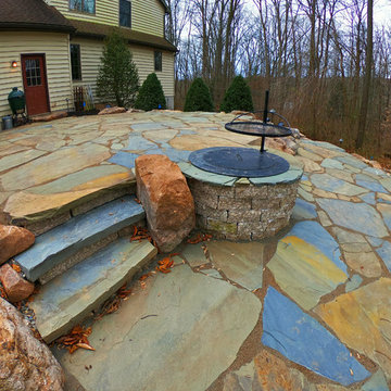Natural Stone Backyard Makeover