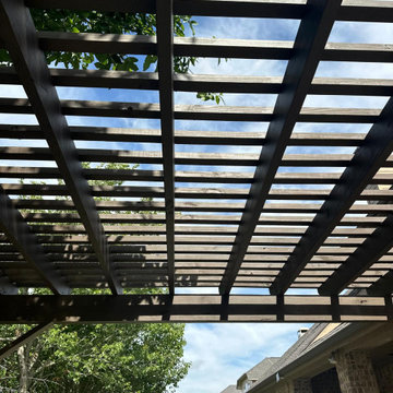 Pergola and patio extension in Firethorne