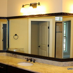 Custom Bath Framed Mirror - Bathroom Mirrors