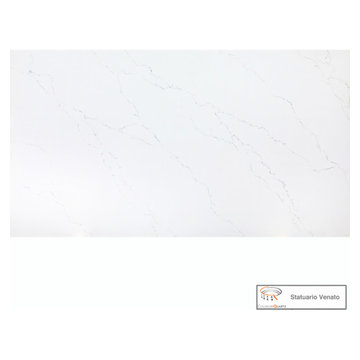 Statuario Venato Quartz Slab