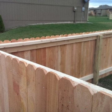 wood fence