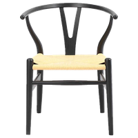 Dagmar Chair - Black & Natural Cord
