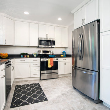 All White Ann Arbor Kitchen Remodel
