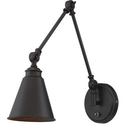 Transitional Swing Arm Wall Lamps by Hansen Wholesale