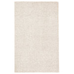 Jaipur Living - Jaipur Living Oland Handmade Ivory/Gray Rug, 9'x12' - Simply sophisticated, the Britta collection boasts an assortment of texture-rich heathered designs. Hand-tufted of durable and incredibly soft wool, the Oland rug showcases neutral appeal in a variegated white and gray colorway. This plush accent is the perfect versatile addition to contemporary living rooms.