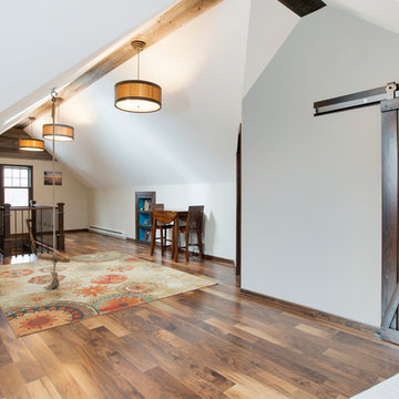 Attic master suite with a Hobbit Hole
