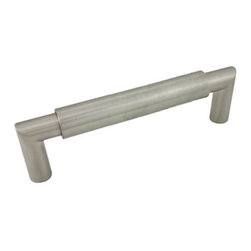 Door Corner - Contemporary Style Satin Nickel Bar Pulls - Cabinet And Drawer Handle Pulls