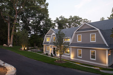 This is an example of a transitional exterior in Boston.