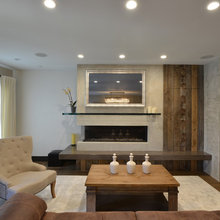 corner fireplace