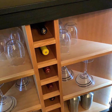 Corner Wine Cabinet