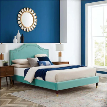 Mod 6581 Min Modway Furniture Adelaide Adelaide Performance Velvet Queen Platfor