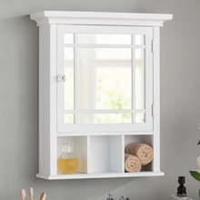 mirror/ cabinets