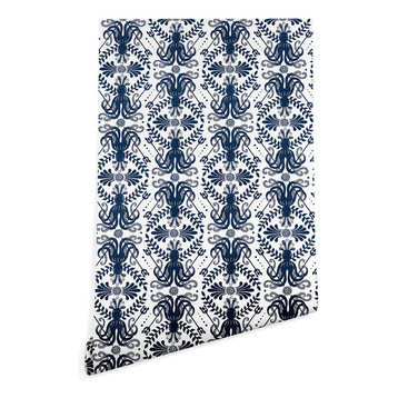 Deny Designs Heather Dutton Mythos Oceanic Wallpaper, Blue, 2'x10'