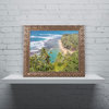 Pierre Leclerc 'Tropical Paradise' Ornate Framed Art, 14x11